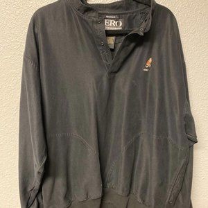 Zero Restriction USA ZR Microsuede Long Sleeve Mens Large Golf Jacket Pullover